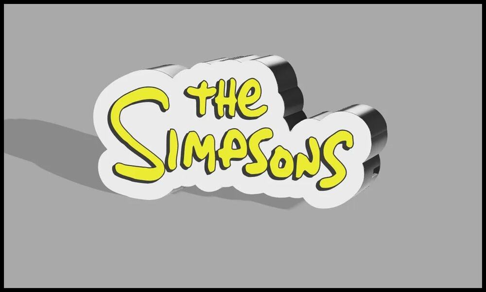 The Simpsons Inspired Light Box